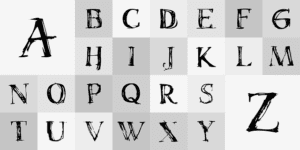 Alphabet from A-Z to denote avoiding hard to spell domain names