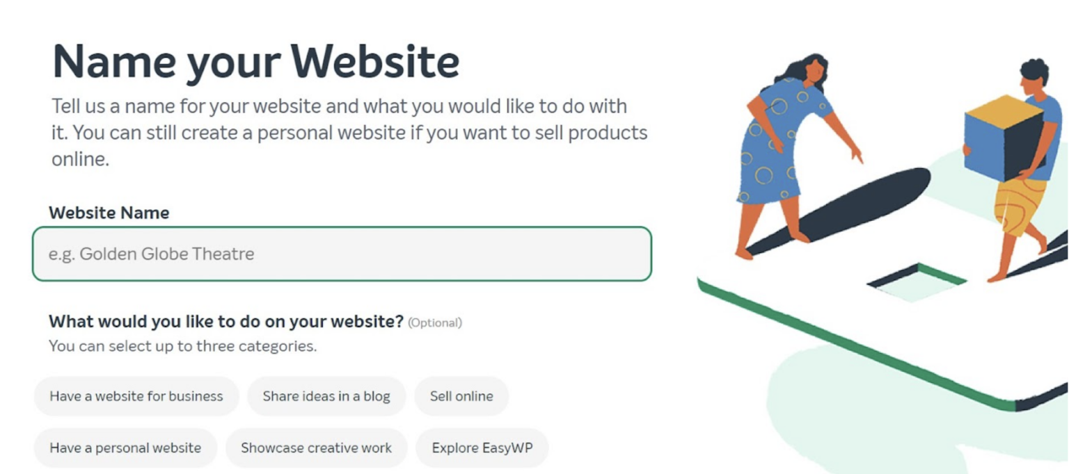 Installing a new website via EasyWP, a WordPress hosting solution from Namecheap.